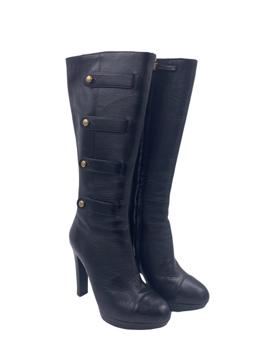 Fendi Black Leather Boot