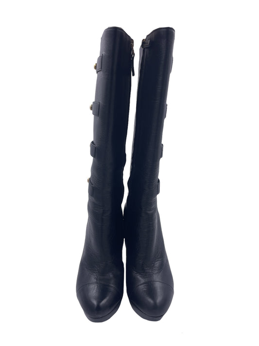 Fendi Black Leather Boot - The Kit Vintage