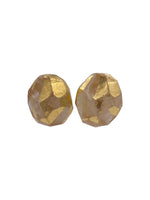 Load image into Gallery viewer, Gold Rock Clip Earring

