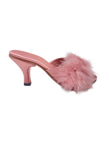 Marabou Feather Heel