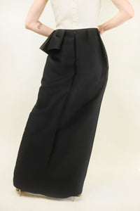 Christian Dior Cruise 2013 Black & White Satin Dress