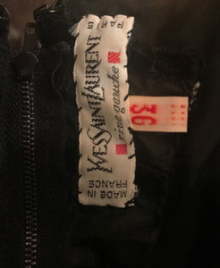 Yves Saint Laurent Strapless Cocktail Dress