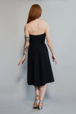 Load image into Gallery viewer, Scalloped Edge Strapless Dress
