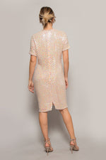 Load image into Gallery viewer, Pearl and Silk Cocktail Dress
