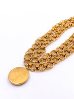Load image into Gallery viewer, Stone Pendant Gold Chain Necklace
