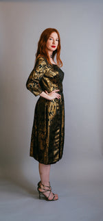 Load image into Gallery viewer, 1950&#39;s - 1960&#39;s Brocade Cocktail Dress

