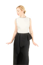 Load image into Gallery viewer, Christian Dior Cruise 2013 Black &amp; White Satin Dress

