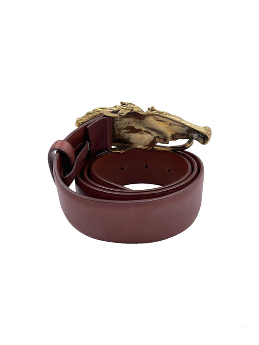 Ralph Lauren Horse Buckle Belt - The Kit Vintage