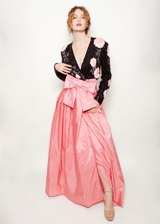 Lillie Rubin Sequin & Taffeta Gown - The Kit Vintage