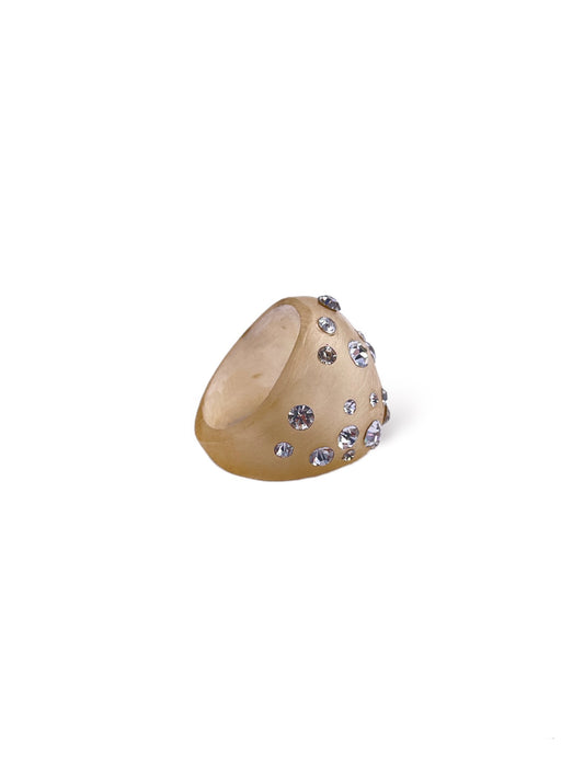 Lucite Crystal Ring - The Kit Vintage