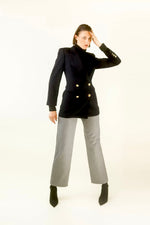Load image into Gallery viewer, Byblos Gray Wool Pants
