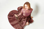 Load image into Gallery viewer, Galanos Brocade Purple Gown
