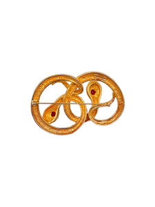 Castlecliff Snake Brooch