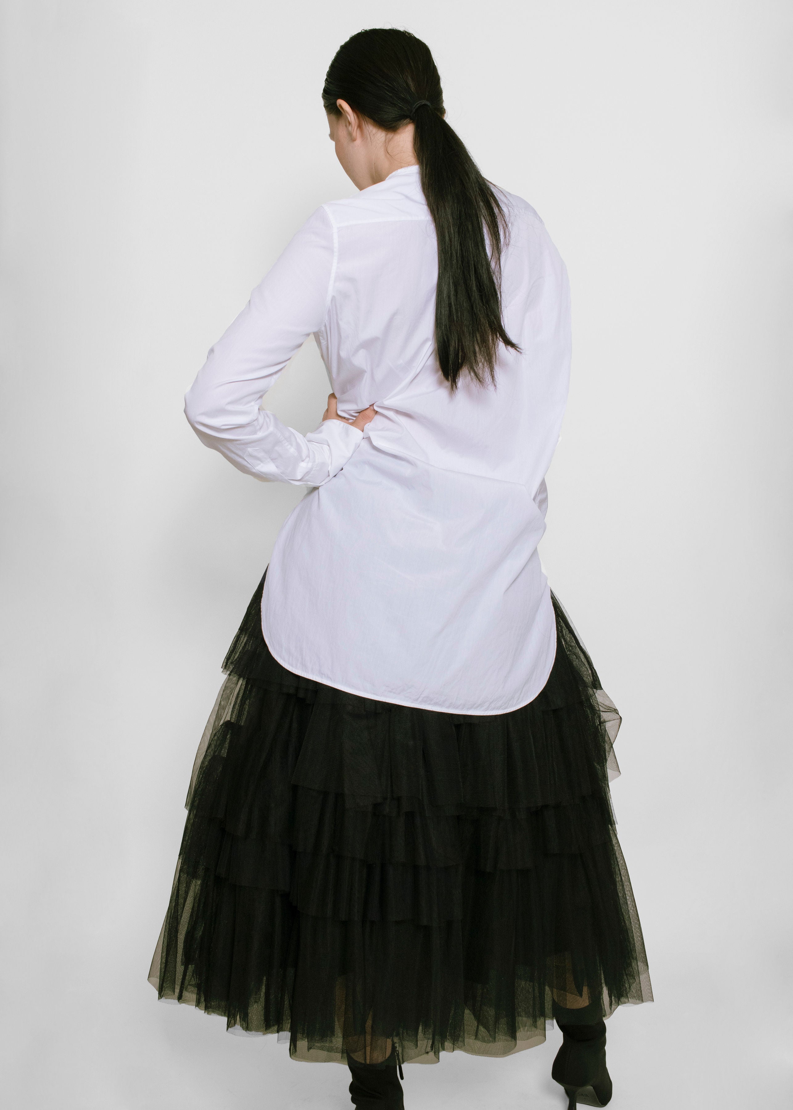 Celine White Blouse