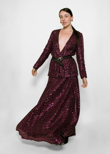 Mr Blackwell Sequin Skirt set