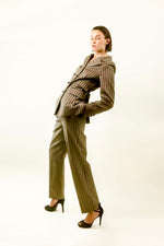 Load image into Gallery viewer, David Hayes Red Striped Suit
