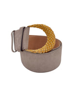 Load image into Gallery viewer, Donna Karan Gray Suede Belt

