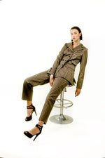 Load image into Gallery viewer, David Hayes Red Striped Suit
