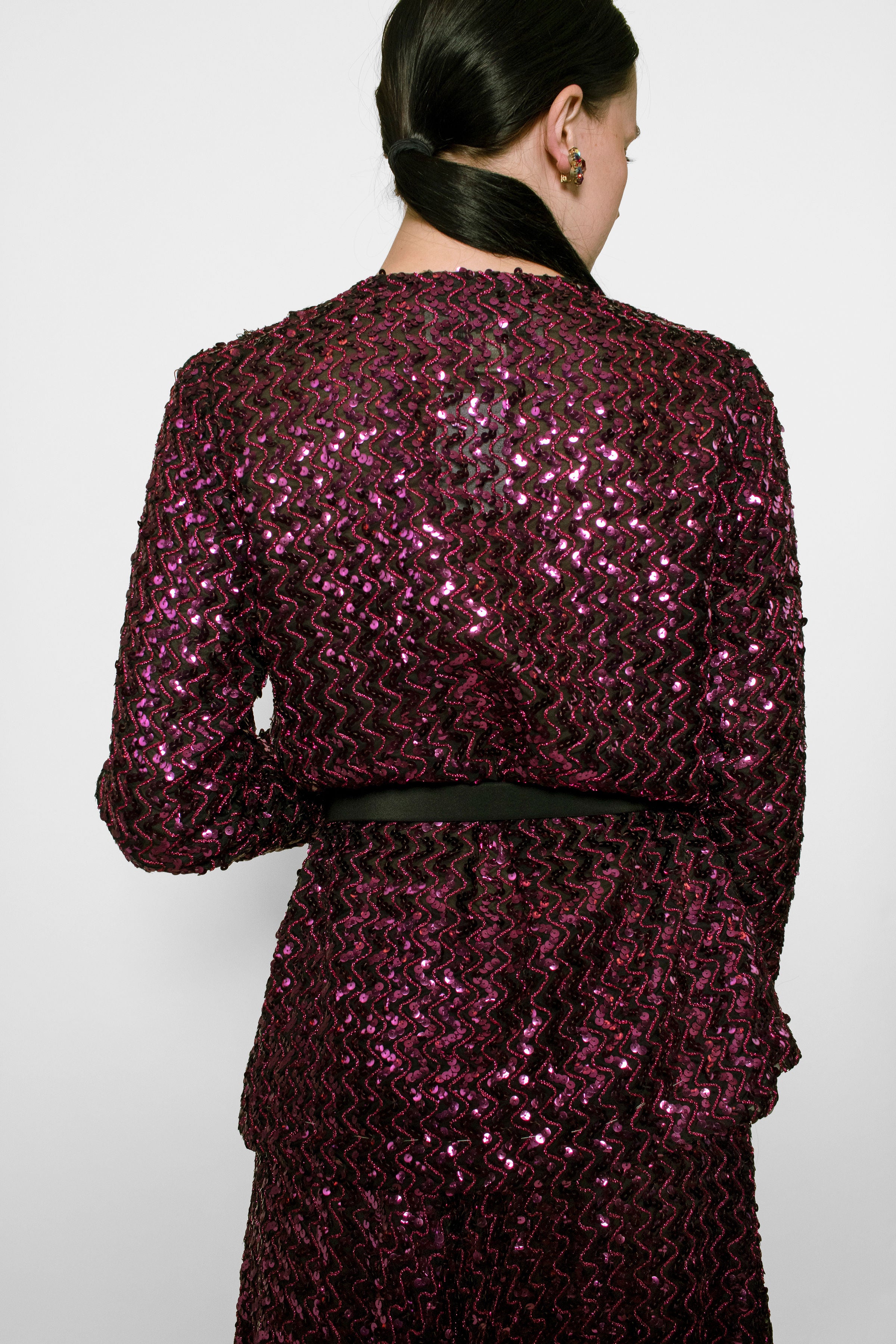 Mr Blackwell Sequin Skirt set