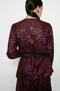 Mr Blackwell Sequin Skirt set