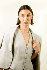 Load image into Gallery viewer, Ralph Lauren Gray 3 Piece Suit
