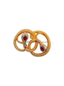 Castlecliff Snake Brooch