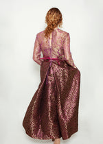 Load image into Gallery viewer, Galanos Brocade Purple Gown
