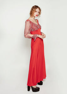 Loris Azzaro 70's Chain Mail Dress