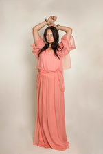 Load image into Gallery viewer, Hollys Harp Pink Chiffon Skirt Set
