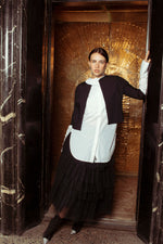 Load image into Gallery viewer, Susan Becker Black Tulle Skirt
