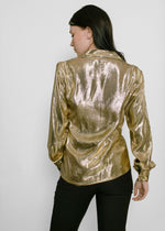 Load image into Gallery viewer, Liquid Gold Blouse
