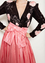 Load image into Gallery viewer, Lillie Rubin Sequin &amp; Taffeta Gown
