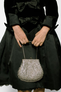 Oscar De La Renta Black Bow Cocktail Dress