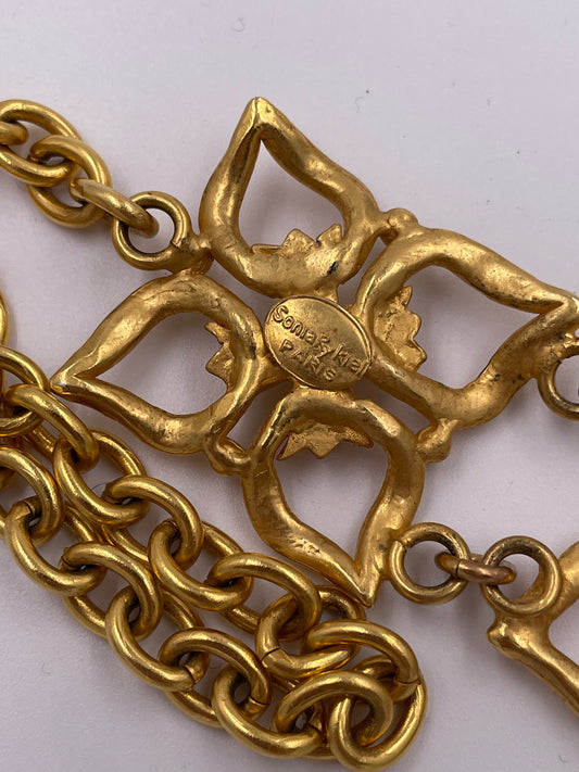 Sonia Rykiel Gold Chain Belt - The Kit Vintage