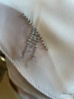 Load image into Gallery viewer, Chloe F/W 2001 Silk Dress with Pearl Ornamented Shoulder Detail
