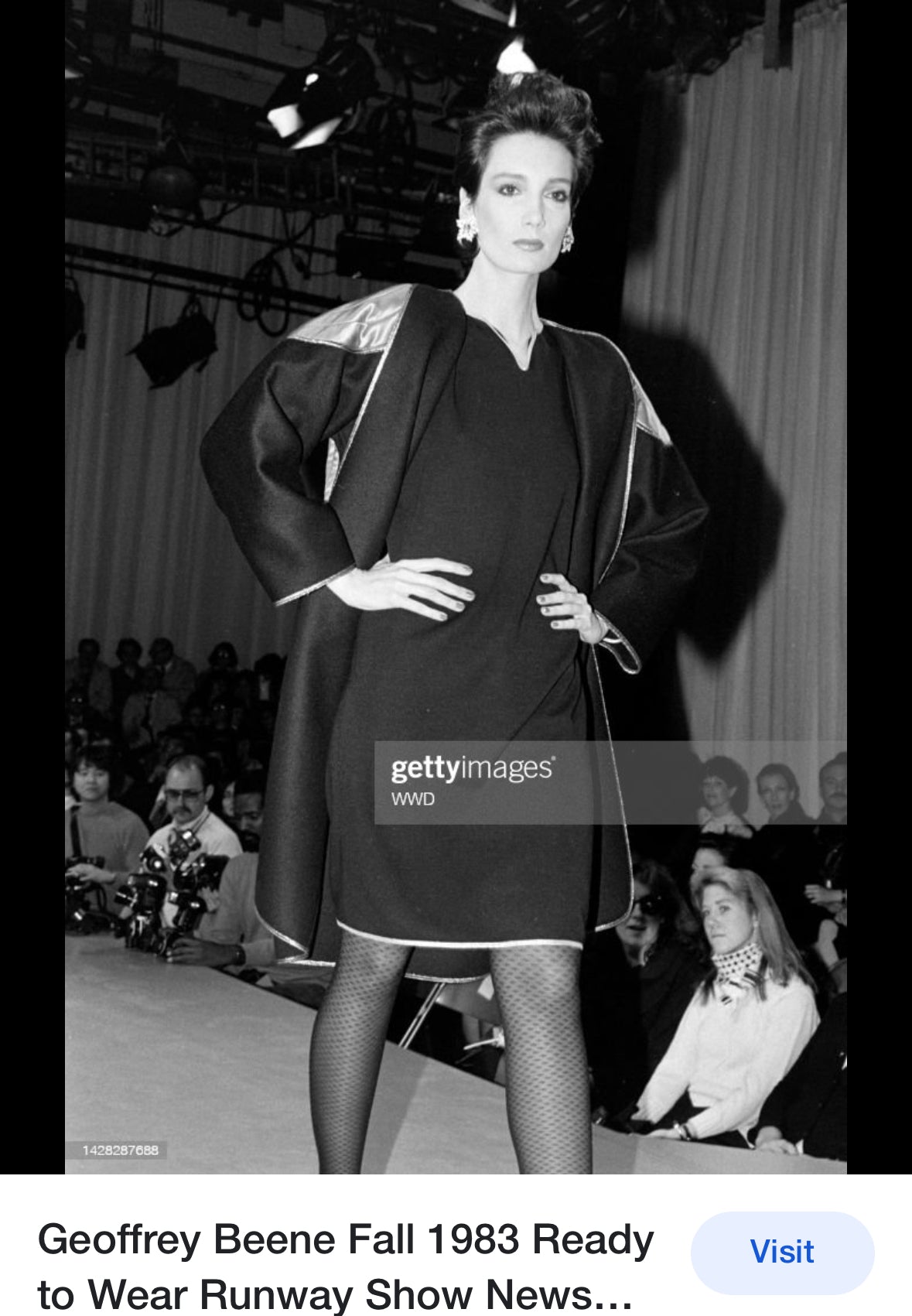 Geoffrey Beene 1983 Tassel Patchwork Coat & Dress
