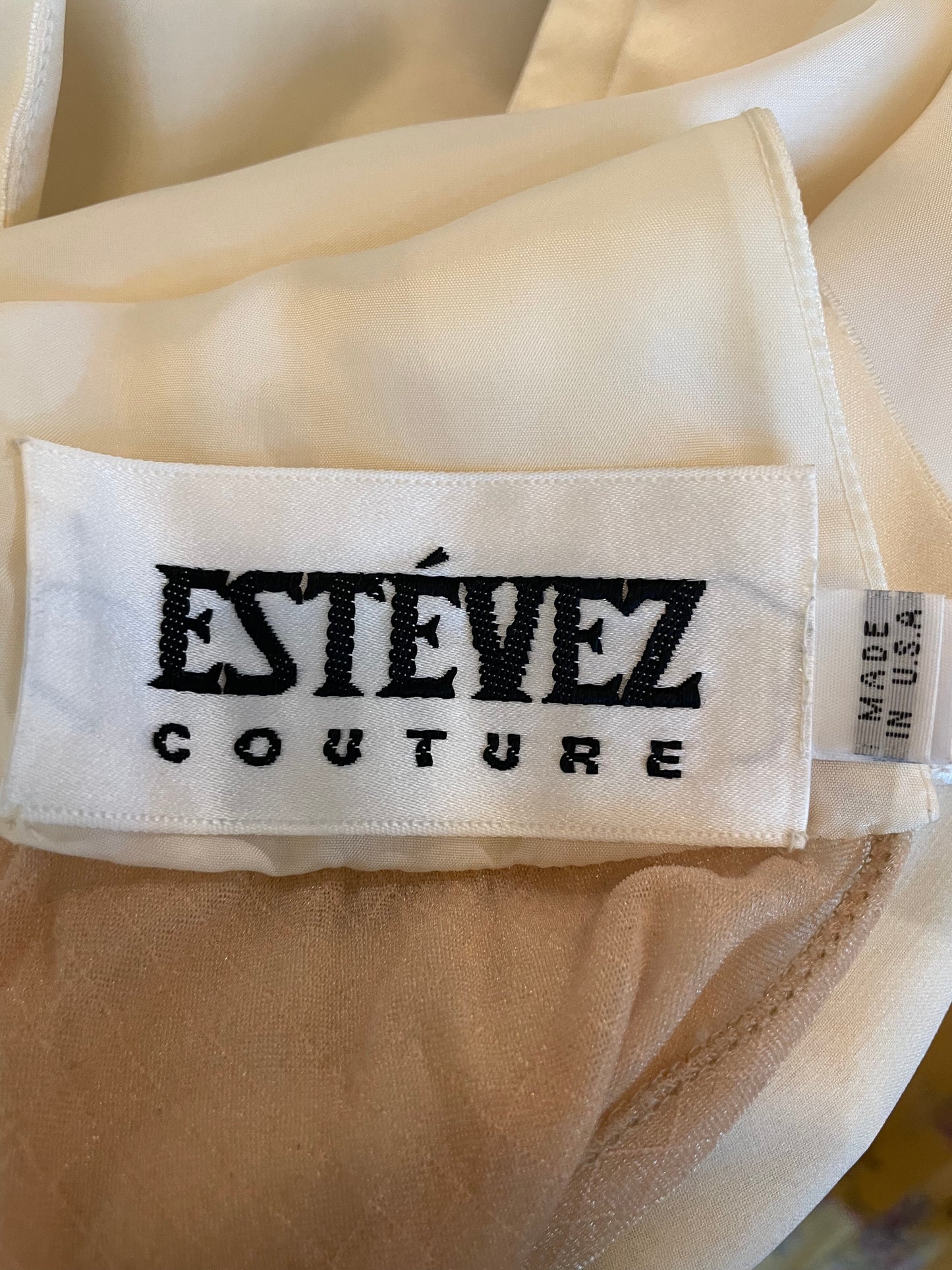 Estevez Silk Chiffon Skirt Set W/ Belt
