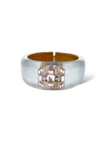 Load image into Gallery viewer, Alexis Bittar Sky Blue Deco Style Bangle
