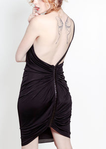 Gianni Versace Black Jersey Dress