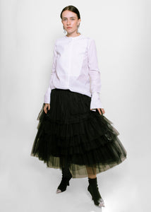 Susan Becker Black Tulle Skirt