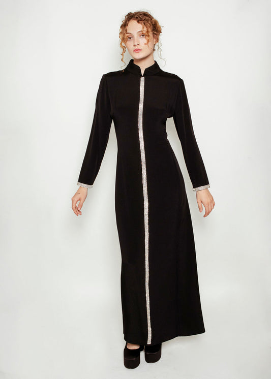 Lillie Rubin Crystal Encrusted Gown - The Kit Vintage