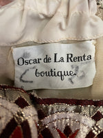 Load image into Gallery viewer, Oscar De La Renta 1970&#39;s Brocade Off The Shoulder Gown
