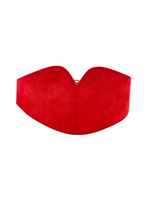 Load image into Gallery viewer, Sonia Rykiel Red Suede Lips Belt
