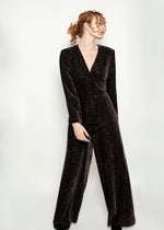 Load image into Gallery viewer, Carmen Marc Valvo Black Bugle Beaded Suit
