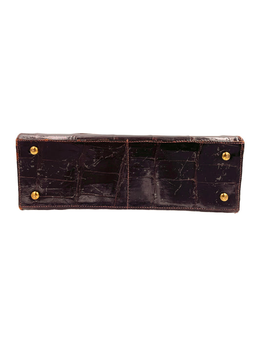Sterling Alligator Purse - The Kit Vintage
