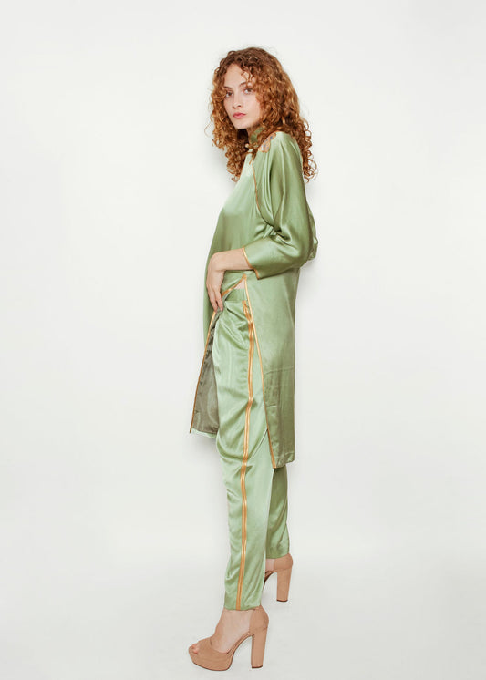 London Silk Chinoiserie pant set - The Kit Vintage