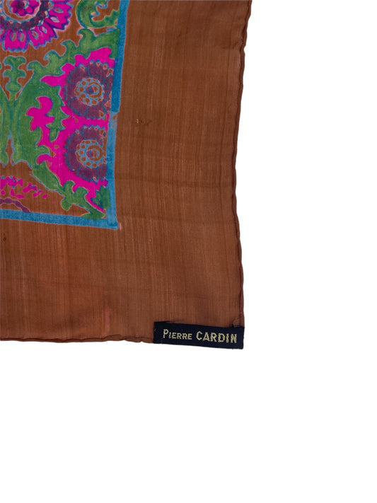 Pierre Cardin Sheer Floral Scarf - The Kit Vintage