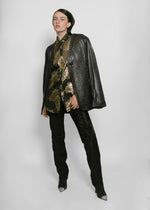 Load image into Gallery viewer, Galanos Leather Imprinted Jacket
