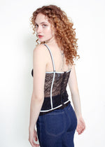 Load image into Gallery viewer, Dolce &amp; Gabbana Black Lace Bustier
