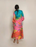 Load image into Gallery viewer, Hanae Mori Silk Butterfly Print Shift Dress
